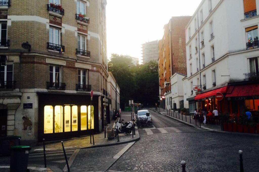 Small Arty Studio Menilmontant Paris Exterior foto